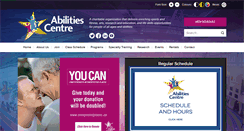 Desktop Screenshot of abilitiescentre.org